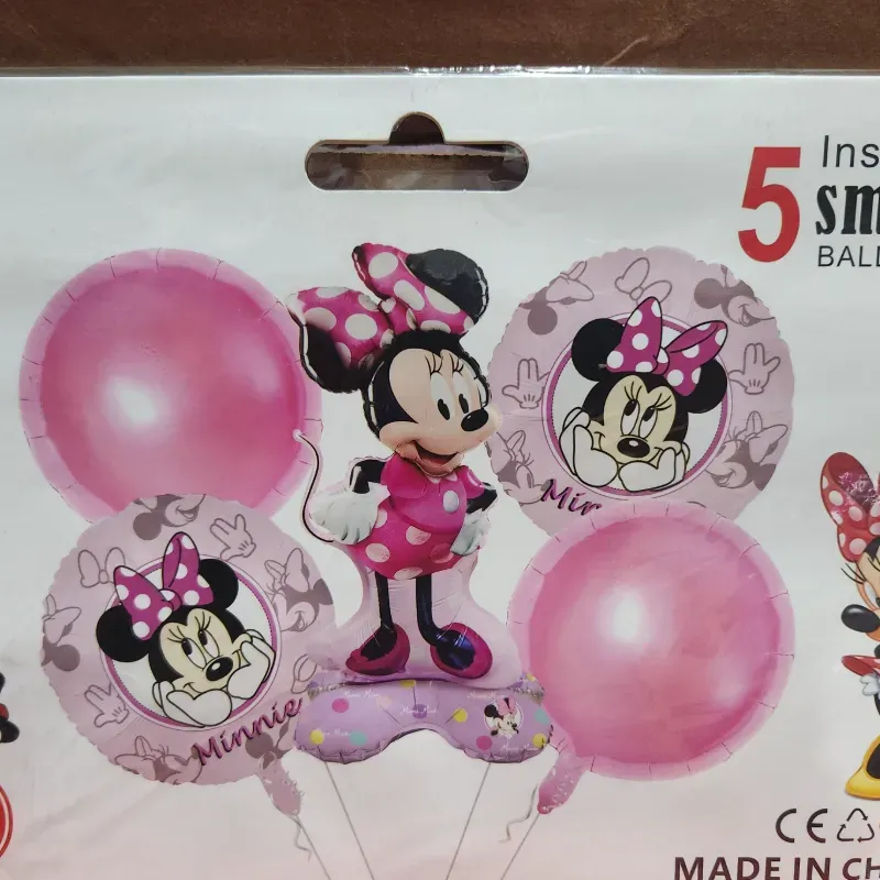 Set de 5 globos inflables Minie