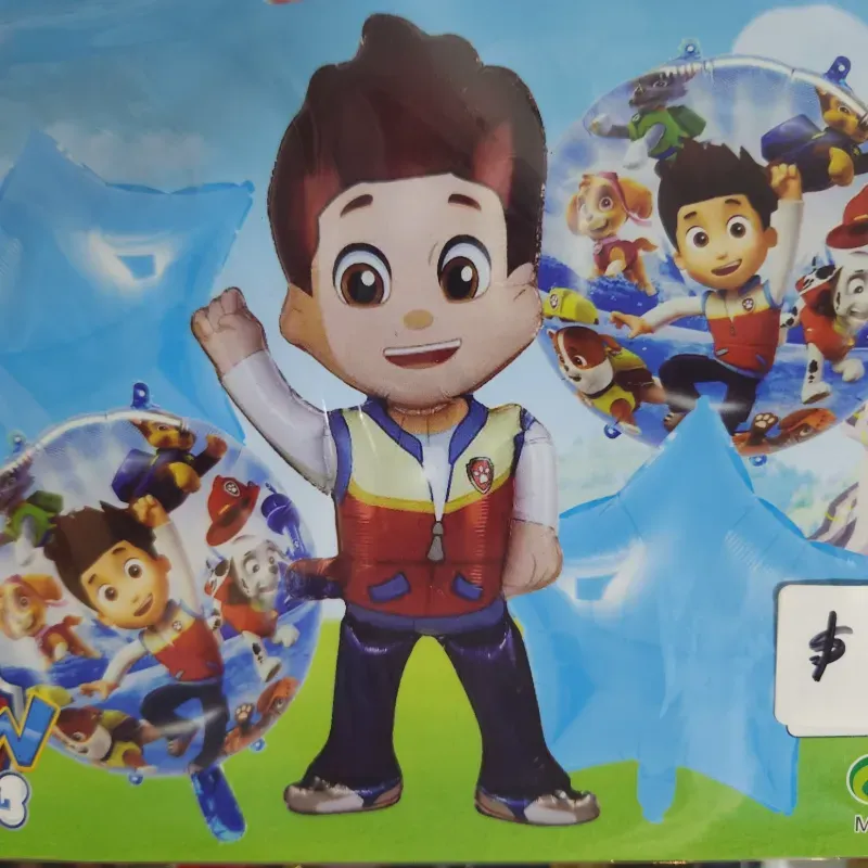 Set de 5 globos inflables Patrulla Canina