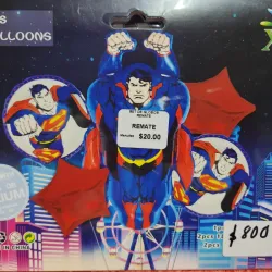 Set de 5 globos inflables superman