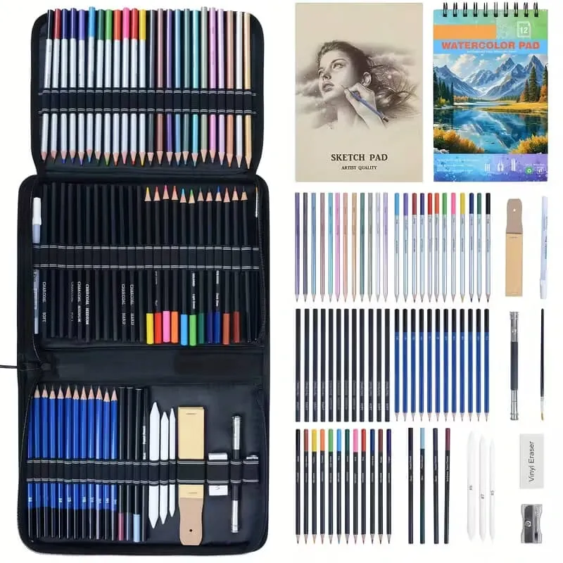 kit de dibujo 72 piezas