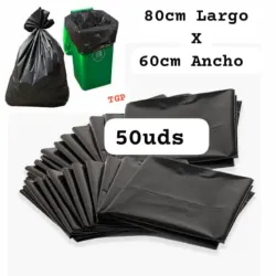 Bolsas para basura 🚮 80cm de largo x 60cm de ancho