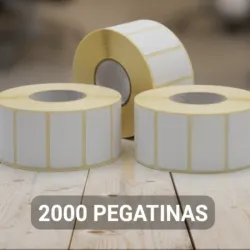 Rollos de pegatinas 2000u