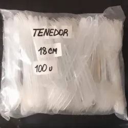 Tenedores Desechables 18cm
