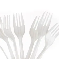 Tenedores desechables 