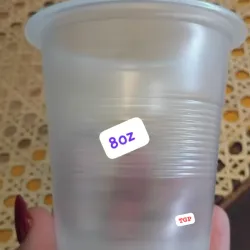 Vasos desechables 8oz 100Ud