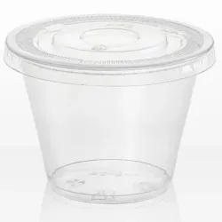 Vasos tapa plana 9oz