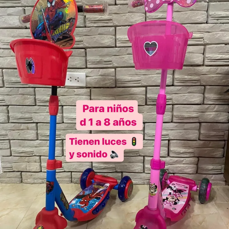 Carriola scooter para niños entre 1 y 8 años 