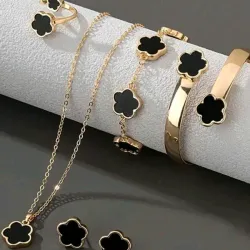 Set joyería flor