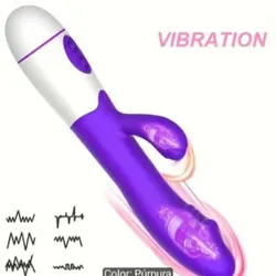Vibrador morado pila