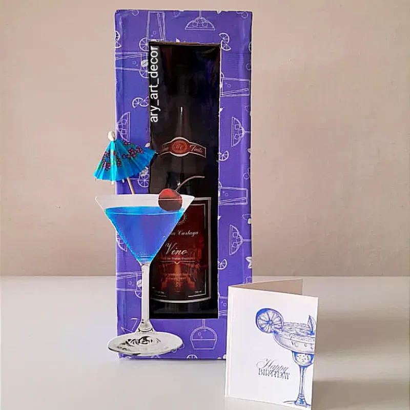 Cajas de botella de Vino