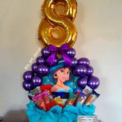 Regalo Sorpresa con arco de globos 