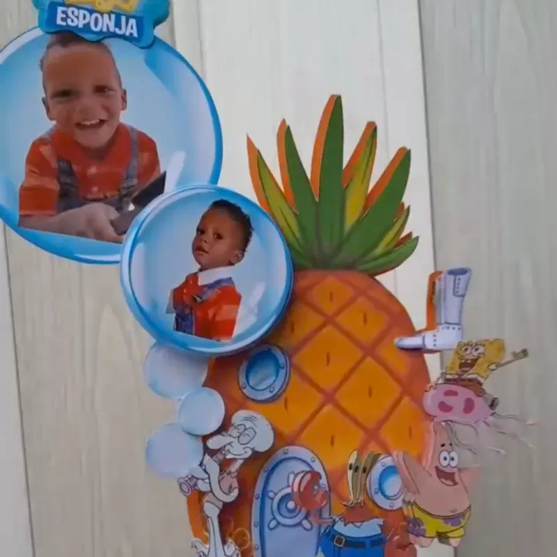 Topper 3D con foto. 