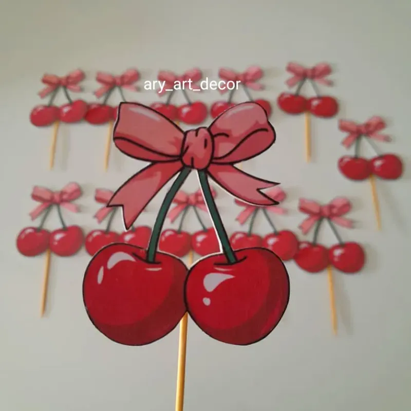 Toppers para cupcakes 