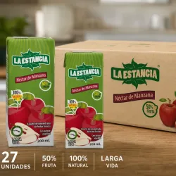 Caja de Jugo Nectar 27 unidades  Manzana