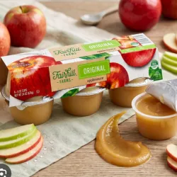 Cesta de 6 compota original de manzana 24oz