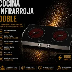 Cocina inflarrojo doble