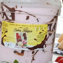 Helado de Fabrica 4lt Fresa Bombon