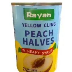 Latas de melocotón 425g