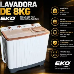 Lavadora Semiautomática 8kg
