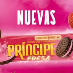 Tubo de Galletas de fresa