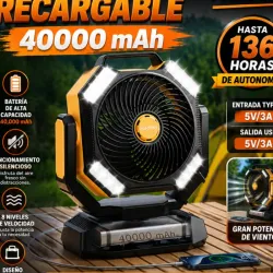 Ventilador recargable 40 000 mhm
