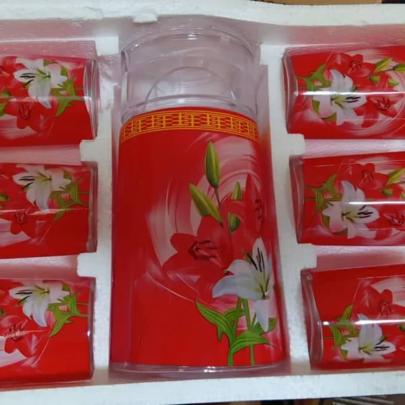 Juego de jarras cristal