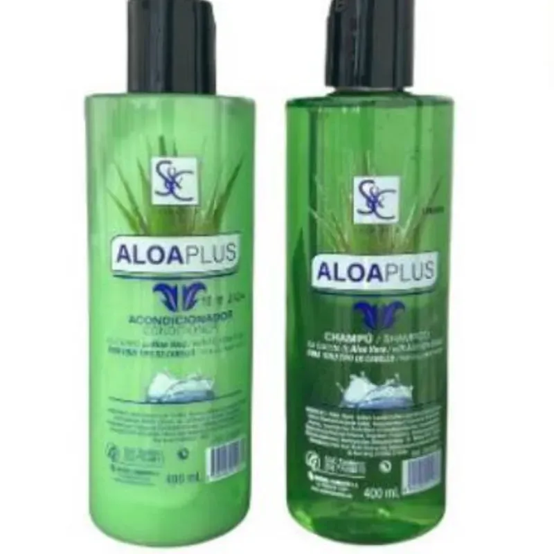 S&C Aloa Plus Champú & Acondicionador con extracto de aloe vera 400 ml