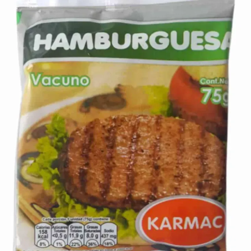 Hamburguesa de Res 75 Gr.