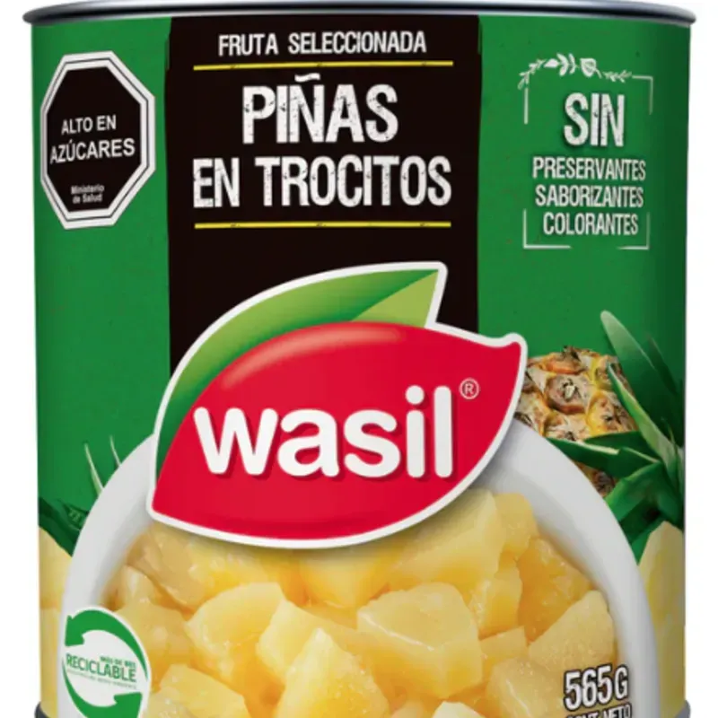 Piñas en trozos 565 gr.