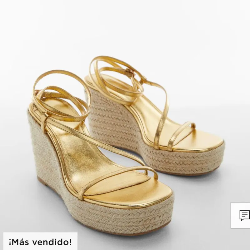 Plataformas doradas de soga MNG