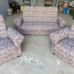 Juego de sala de damasco 