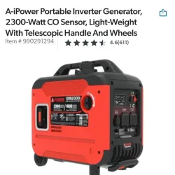 Planta eléctrica 2300wat inverter