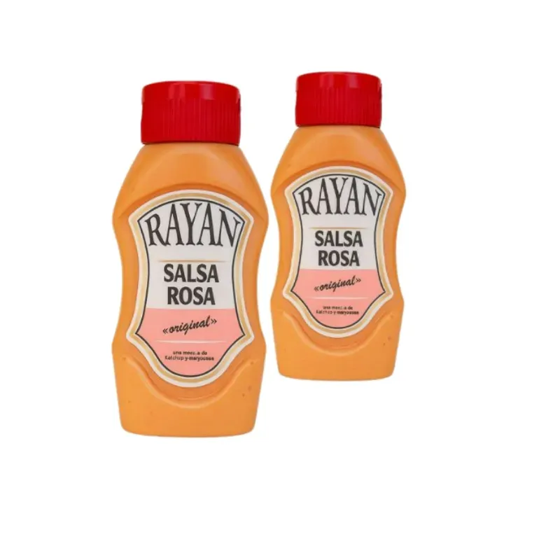 2 pomos de Mayo-Kechup (Salsa Rosa)