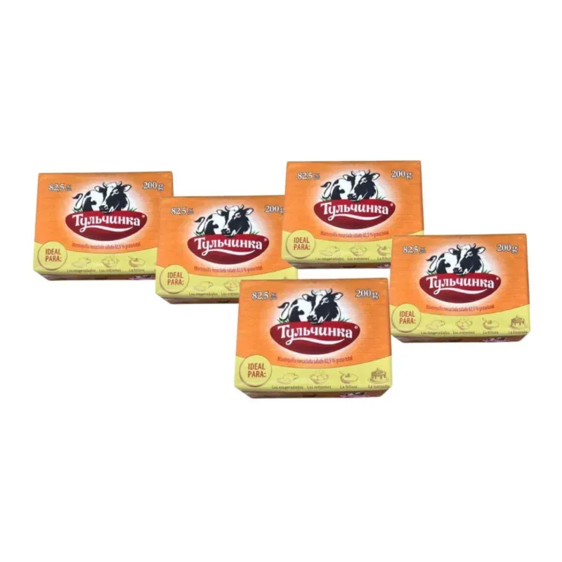 5 Mantequillas - 200g c/u (1 Kg Total)