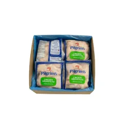 Muslos de Pollo - Caja 22 lb (10 kg) - 4 Paquetes de 2.5 kg