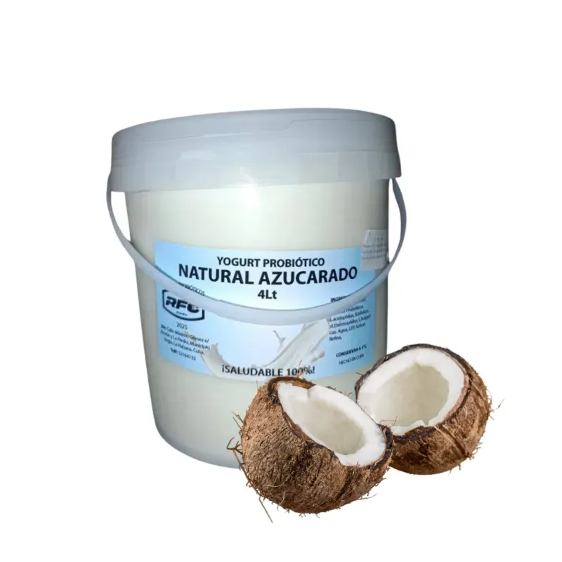 Tanqueta Yogur Probiótico Sabor Coco 4L