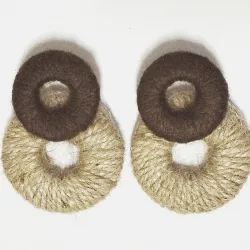 Aretes grandes de circulos 