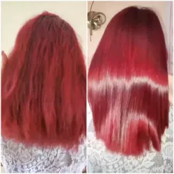 Muestra de nuestros trabajos de keratina 