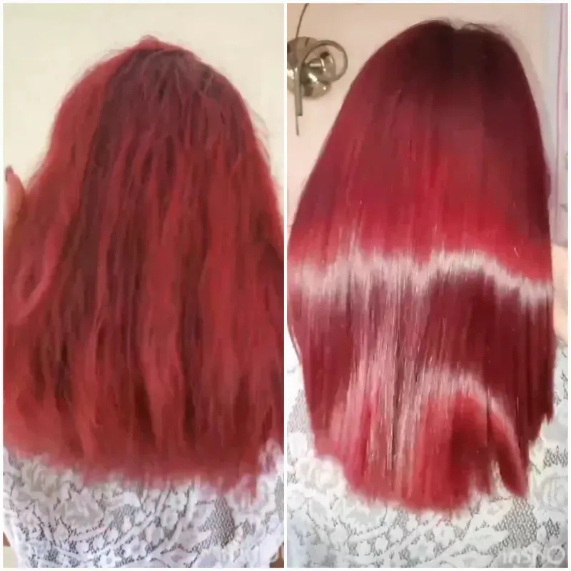 Muestra de nuestros trabajos de keratina 