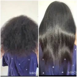 Muestra de nuestros trabajos de keratina 