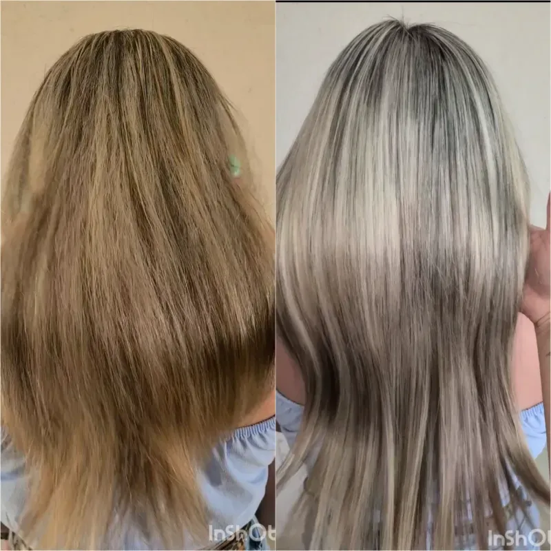 Muestra de nuestros trabajos de keratina 