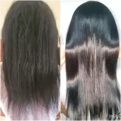 Muestra de nuestros trabajos de keratina 