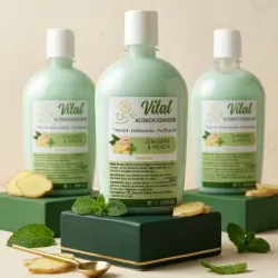 Acondicionador de Jengibre, Menta y Mentol 🧊🌿✨500ml