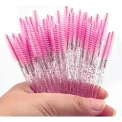 Cepillo de Pestañas - Rosa Glitter ✨