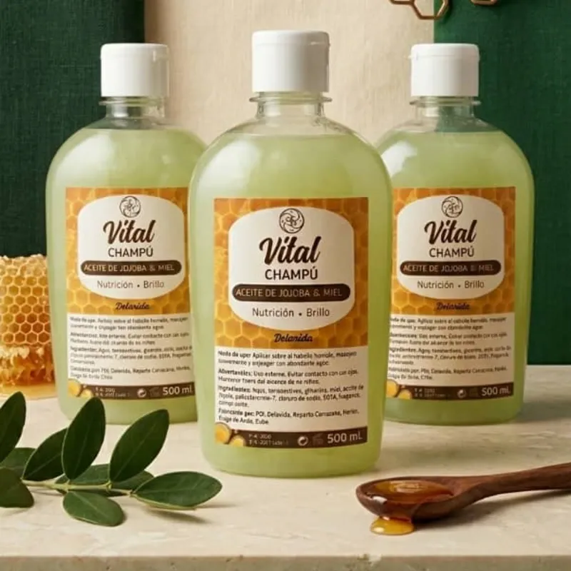 Champú de Jojoba, Ricino y Miel 🍯✨500ml