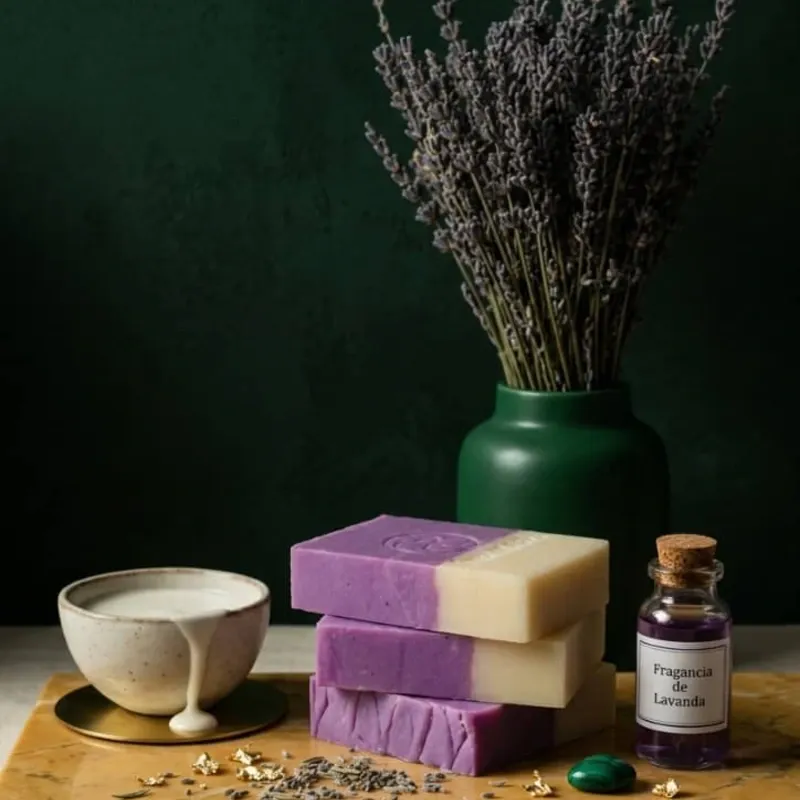 Jabón de Lavanda y Leche de Coco 🪻🥥