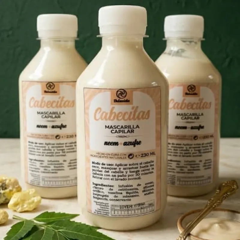 Mascarilla Capilar "Cabecitas" 💆♀️💆♂️✨250ml