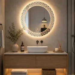 Espejos  con  cambios de luz  led