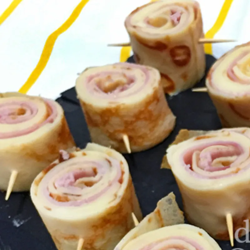 Rollitos de Jamón y Queso