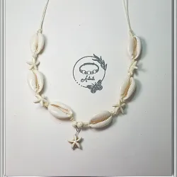Collar de estrellas y caracoles 